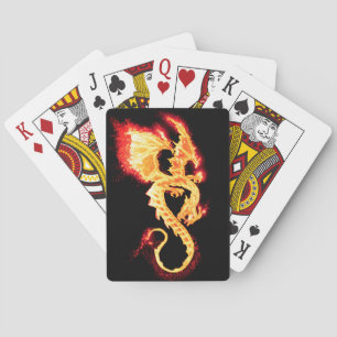 fire dragon playing cards