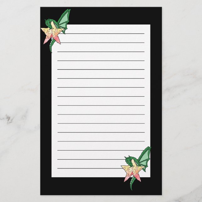 Fire Dragon Stationery (Front)