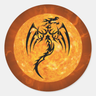 fire dragon stickers