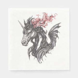 Fire Dragon Unicorn Hybrid (1) Napkin