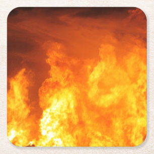Fire drink coaster