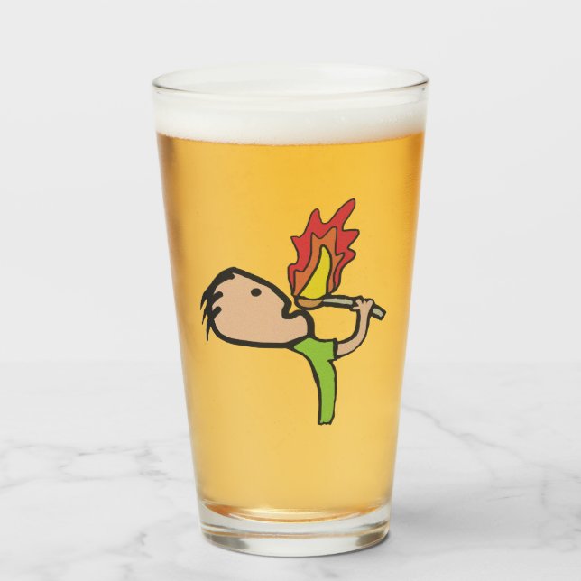 Fire Eating Glass (Front Filled)