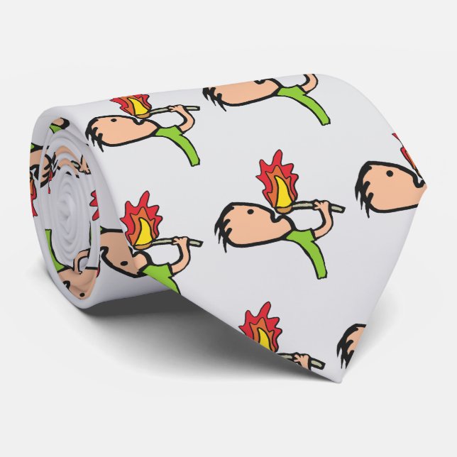 Fire Eating Tie (Rolled)