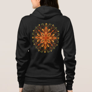 Fire Element Flame Mandala Magic Fantasy Hoodie