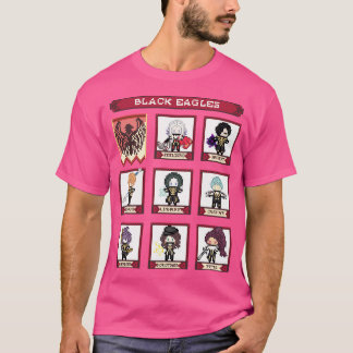 Fire Emblem Three Houses Black Eagles House Pixel  T-Shirt
