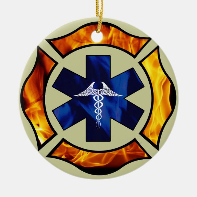 Fire-EMS Ornament (Front)