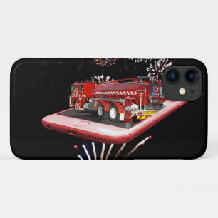 Fire Engine And Fire Works, Case-Mate iPhone Case