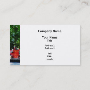 Fire Engine Business Card