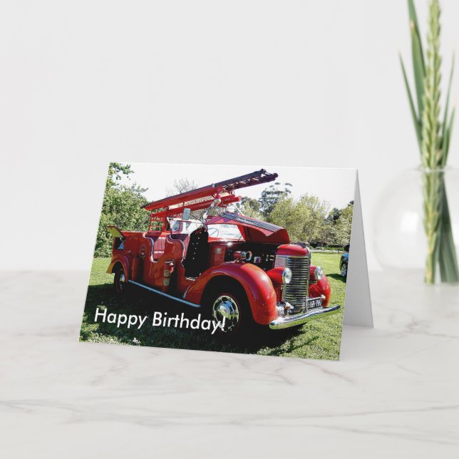 Fire Engine Card (Front)