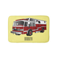 Fire engine cartoon illustration