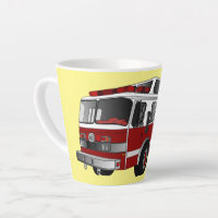 Fire engine cartoon illustration