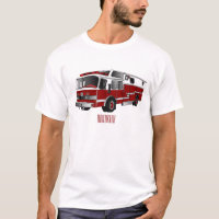 Fire engine cartoon illustration