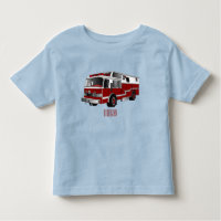 Fire engine cartoon illustration
