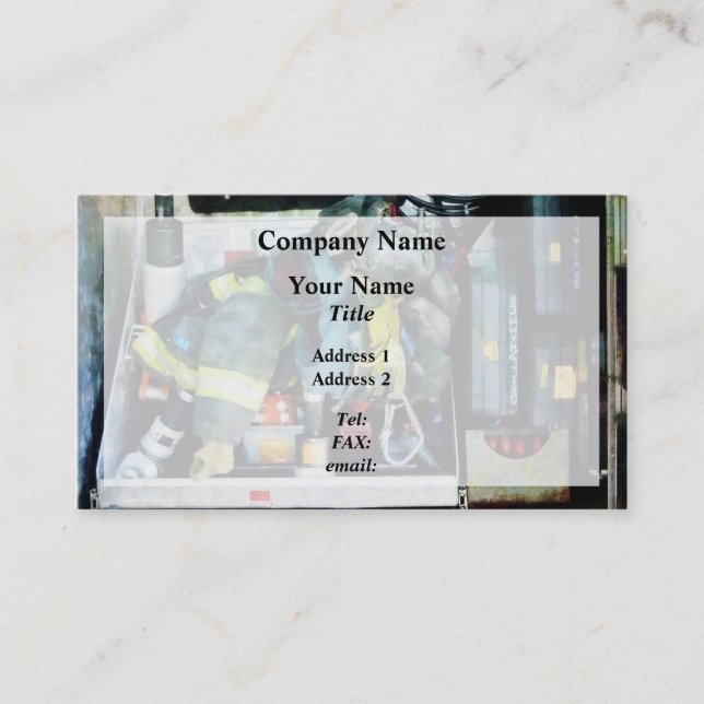 Fire Engine Gear Business Card (Front)