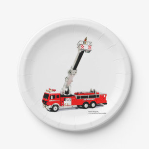 Fire Engine image for Paper-Plates Paper Plate