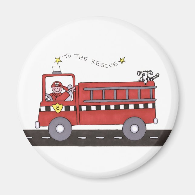 Fire Engine Magnet (Front)