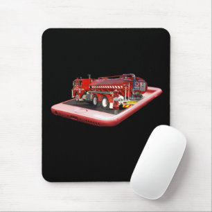 Fire Engine Popout Art,  Mouse Pad