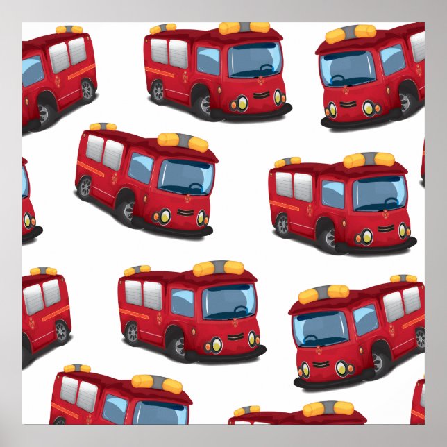 Fire Engine Poster (Front)