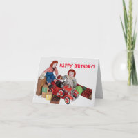 Fire engine Raggedy Ann Andy for boy girl child