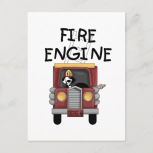 Fire Engine T-shirts and Gifts Postcard