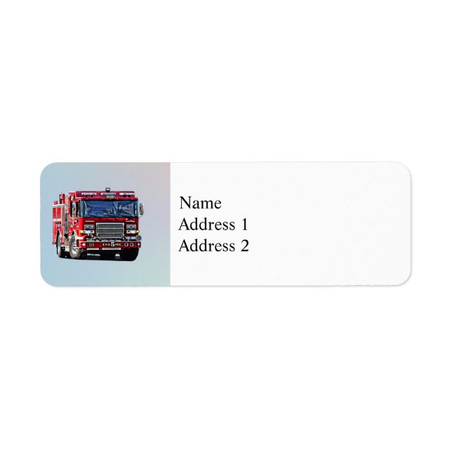 Fire Engine Turning the Corner (Front)