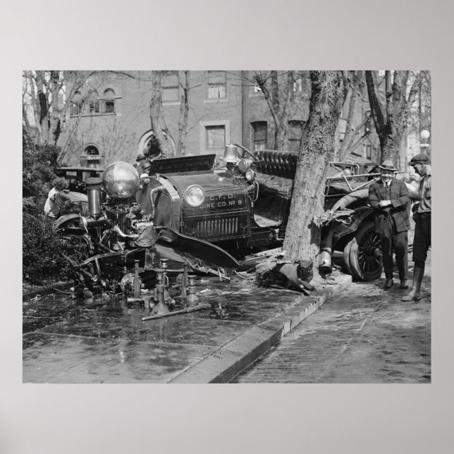 Fire Engine Wreck, 1922 Poster (Front)
