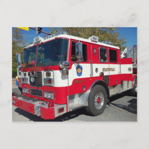 Fire Engining On Display Postcard