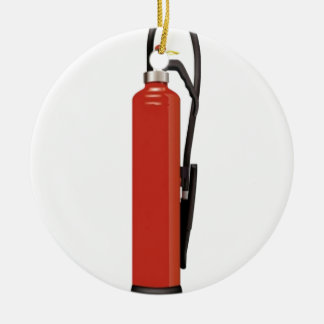 Fire extinguisher design ceramic tree decoration