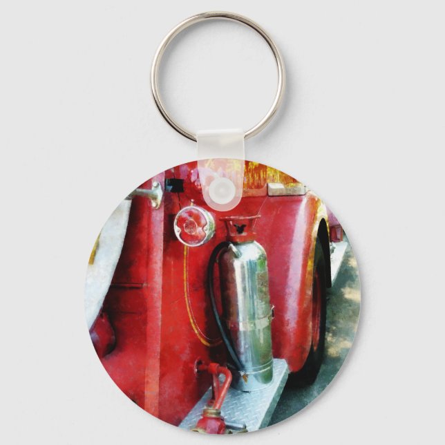 Fire Extinguisher on Fire Truck Key Ring (Front)