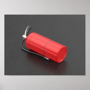 Fire extinguisher poster