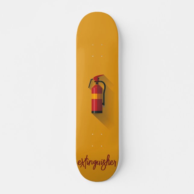 Fire Extinguisher Skateboard (Front)