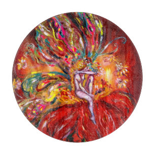 FIRE FAIRY IN RED CUTTING BOARD