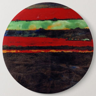 "'Fire Fight" Abstract Art Button