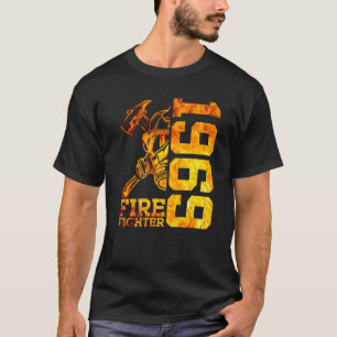 Fire Fighter 1969 53 Years Fire Brigade 53rd Birth T-Shirt