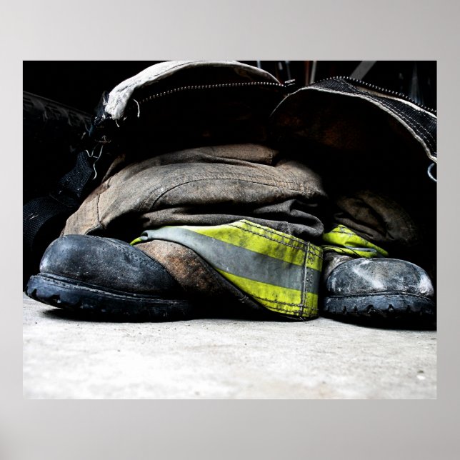 Fire Fighter Boots Poster (Front)