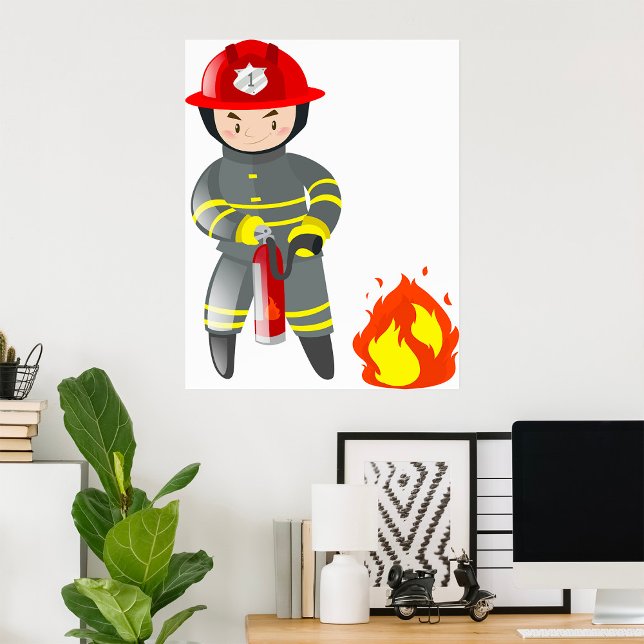 Fire Fighter Extinguisher Poster (Creator Uploaded)