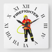 Fire fighter in use clothes Quadratic Wan