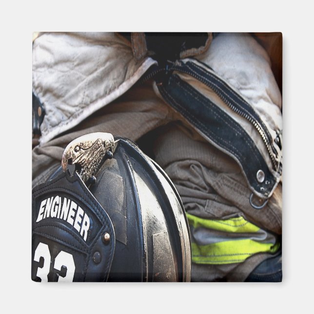 Fire Fighter Magnet (Front)