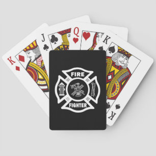 Fire Fighter Maltese Playing Cards