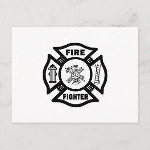 Fire Fighter Postcard