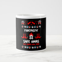 Fire-fighter ugly xmas  