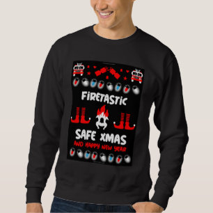 fire-fighter ugly xmas sweater
