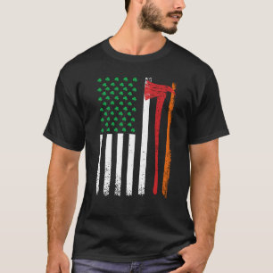 Fire Fighters Axe St Patricks Day s Women American T-Shirt
