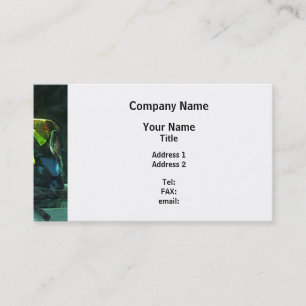 Fire Fighter's Helmet Business Card