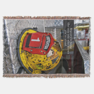 Fire Fighter's Throw Blanket