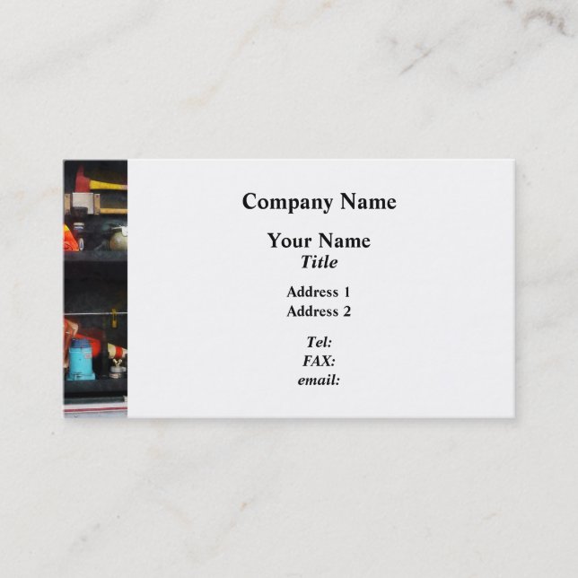Fire Fighting Supplies Business Card (Front)