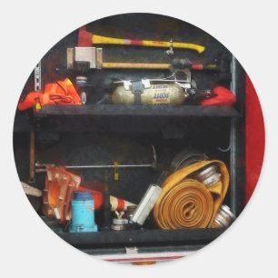 Fire Fighting Supplies Classic Round Sticker