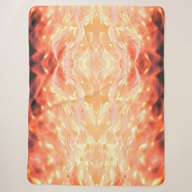 Fire! Fire! Fire! Sherpa Blanket (Front)