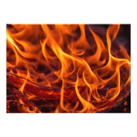 Fire flame macro