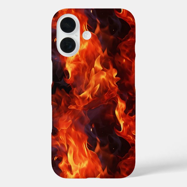 Fire Flame Pattern Case-Mate iPhone Case (Back)